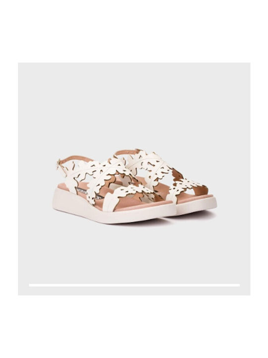 Women's Flat Sandals White
