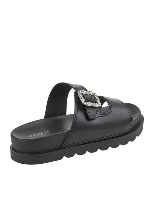 Sandale Casual Damă Flatforme Negre