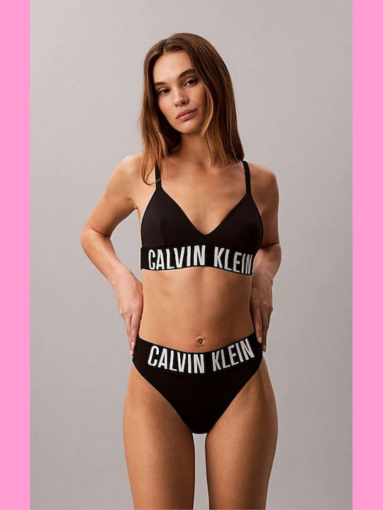 Bikini Triangle With Padding Black