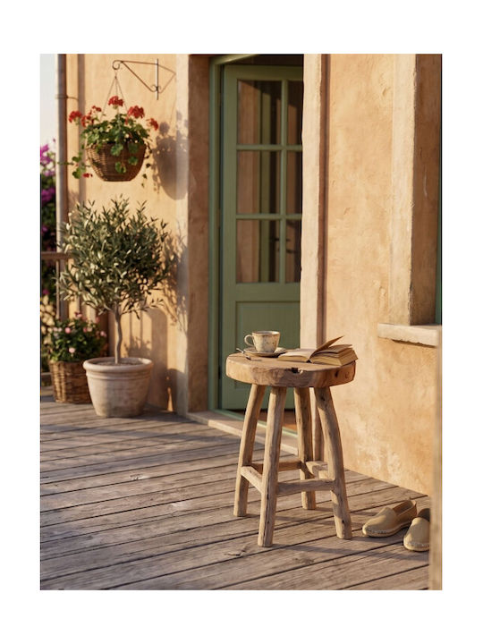 Ξύλινο Σκαμνάκι Teak 30x30x42cm Ξύλινο Σκαμνάκι Teak 30x30x42cm