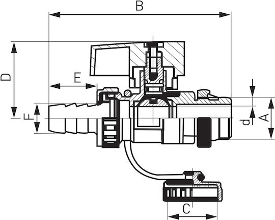 1-2" Drain Ball Valve Gasket