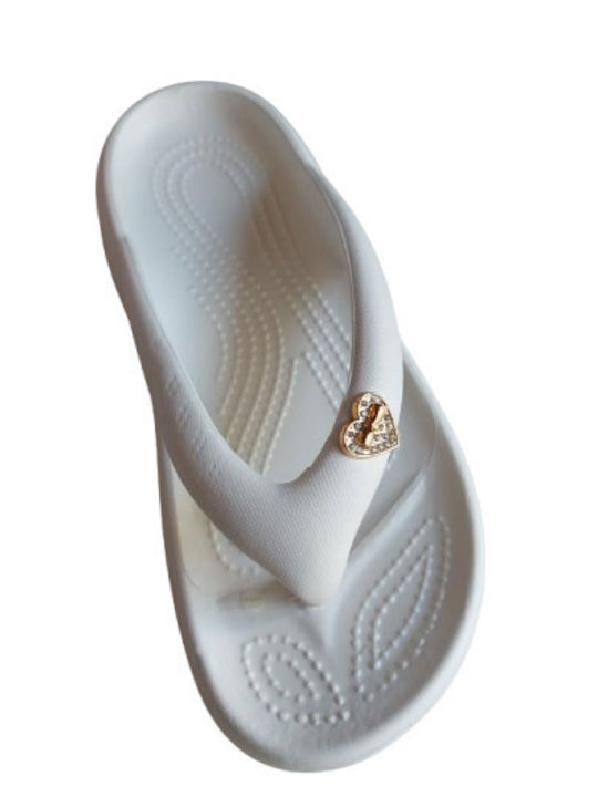 Women's Flip Flops White