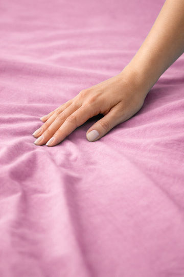 Fan Europe Σεντόνι Μονό 160x200εκ. Pink