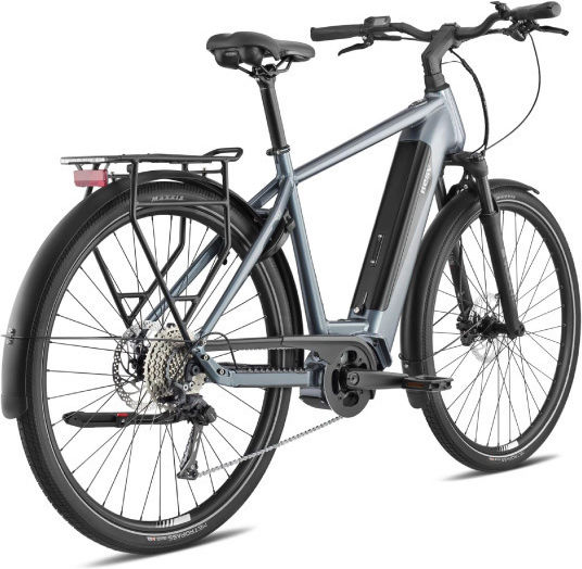 Besv 28 Zoll 2024 Graues Elektrofahrrad Stadt