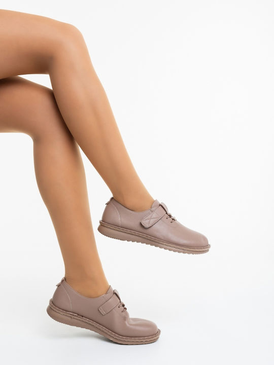 Oxford-uri De Damă Din Piele În Culoare Kaki