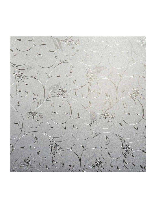 Opaque Self-adhesive Window Film Climbing Vine Pattern 90 X 200 Cm