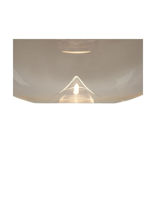 Zambelis Lights Zambelis Lights Deckenleuchte Braun LED mit Warmes Weiß Licht 28x28cm