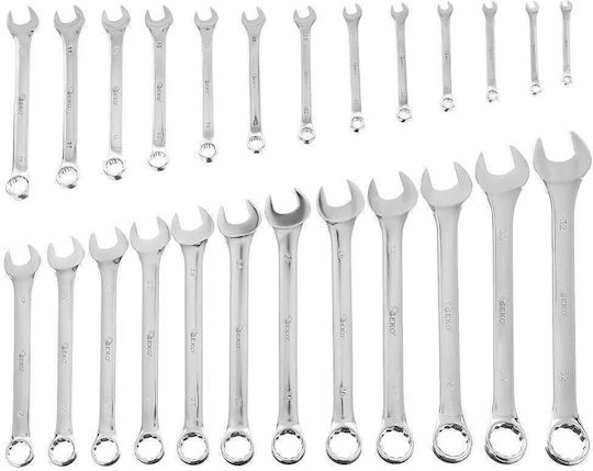 Set Chei Poligonale Germane Crv 6-32mm 25 Bucăți Geko