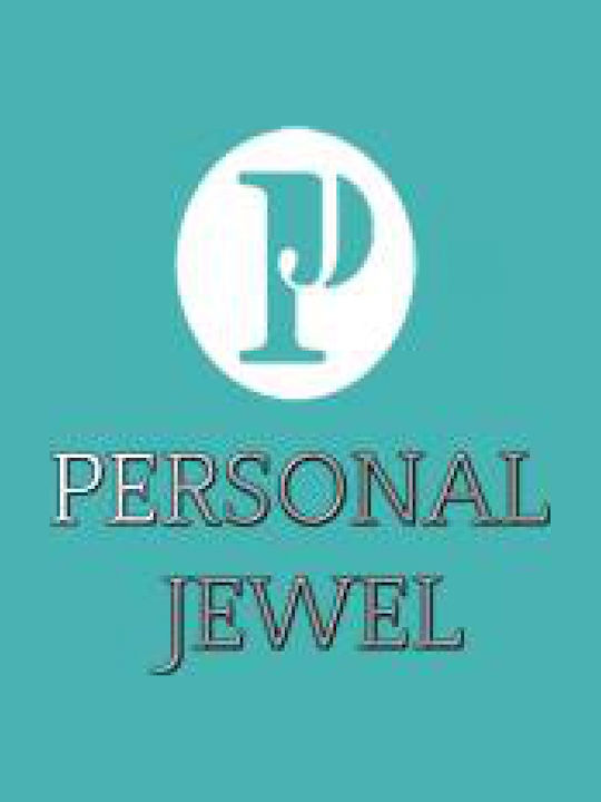 Personal Jewel Monogramm Halskette M aus Vergoldetem Silber mit Zirkon
