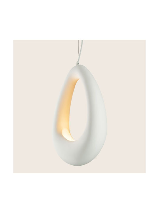 Zambelis Lights White Ceiling Light with G9 Socket 27.4x42cm
