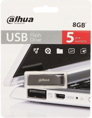 Dahua 8GB USB 2.0 Stick Μαύρο