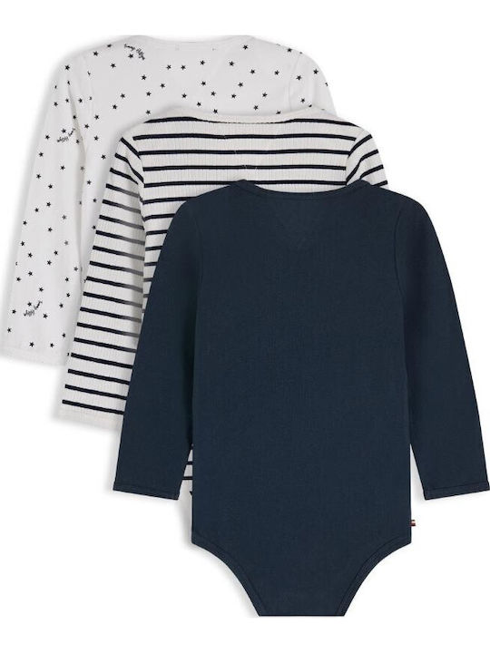 Tommy Hilfiger Set Baby-Body Dark Night Navy 3 Stück