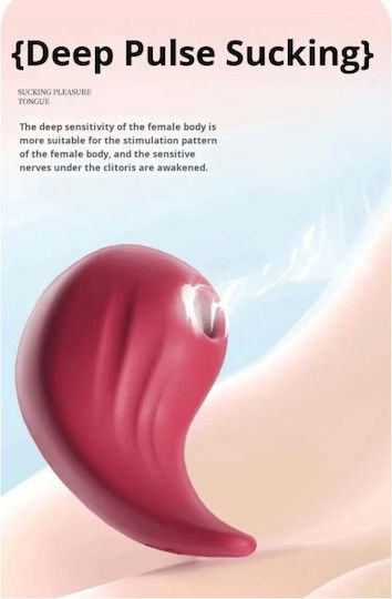 Ophelia's Dream Toys Clitoral Suction Stimulator Red 10sw3088