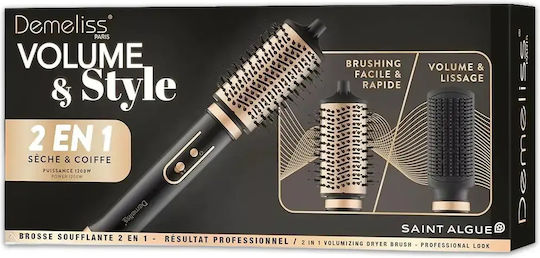Demeliss Demeliss Electric Hair Brush with Air for Hair Straightening 1200W