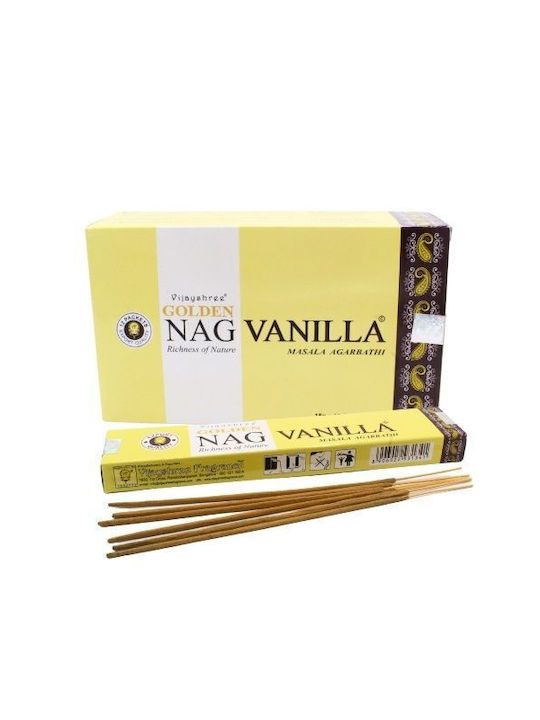 Golden Nag Vanille Raumdüfte Sticks 15gr/15 Stück Vijayshree