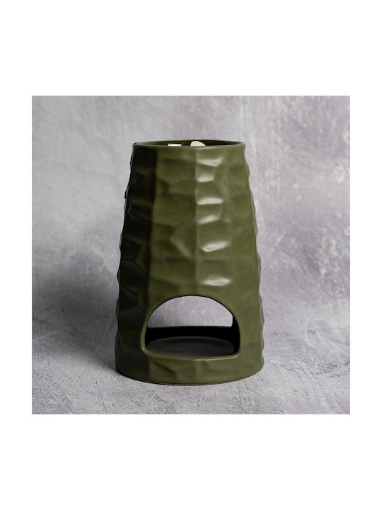 Kεραμικός Αρωματιστής Χώρου Wax Burner "chisseled Army" Scentchips Χακί 10χ10χ15 850129