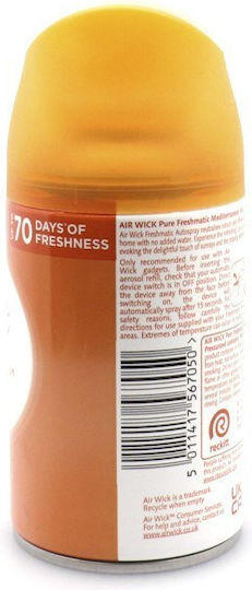 Airwick Refill for Spray Device Freshmatic with Fragrance Mediterranean 250ml