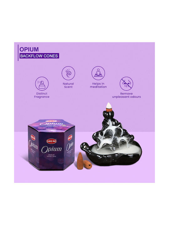 Conuri De Tămâie Opium Pentru Casă Cu Flux Invers 40 Bucăți