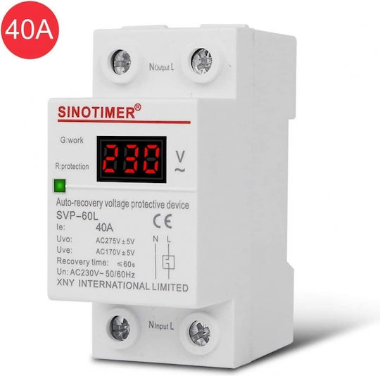 Sinotimer Instrument de Măsură pentru Panou Electric Digital pe Șină Monofazat
