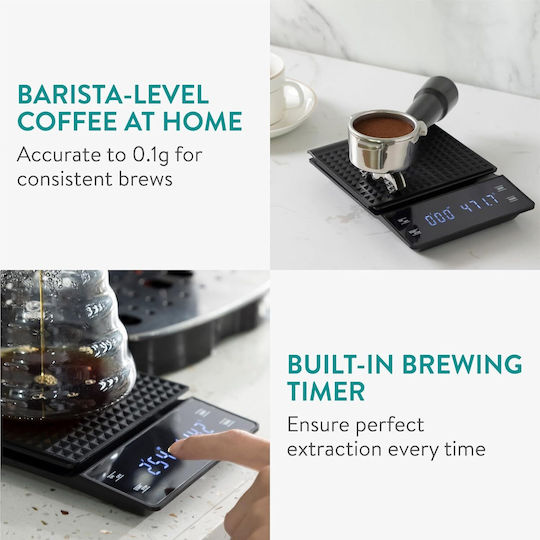 Navaris Cântar Profesional de Precizie cu Capacitate de Cântărire 3kg și Precizie 0,1g