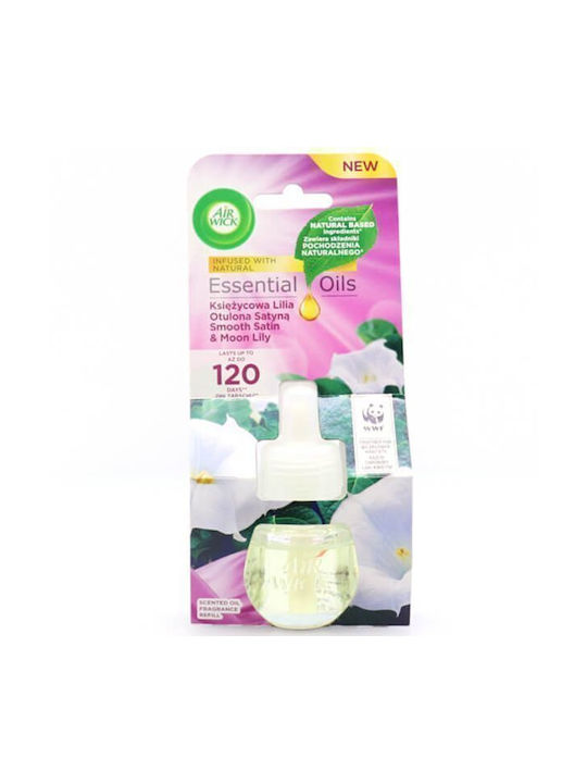 Airwick Ανταλλακτικό για Συσκευές Πρίζας με Άρωμα Smooth Satin & Moon Lily 19ml