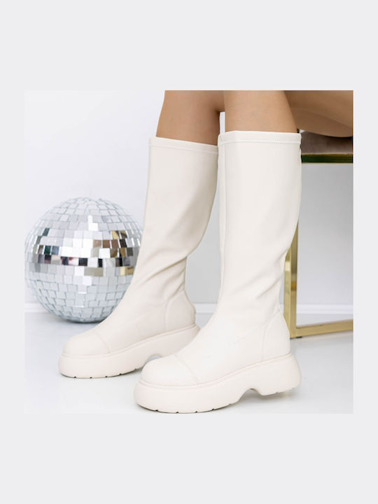 Women's Boots Beige