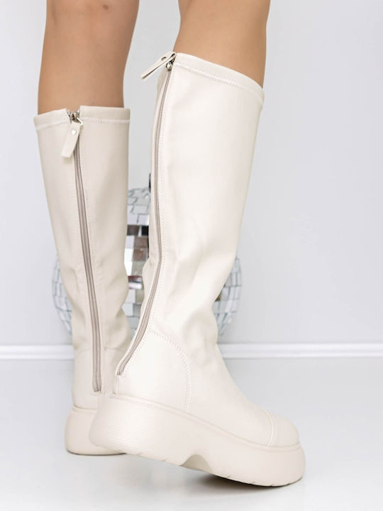 Women's Boots Beige