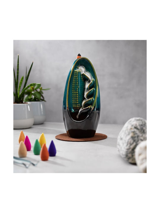 Source – Cascading Smoke Incense Burner – Διακοσμητικός Κεραμικός Καταρράκτης Αρωματικού Καπνού