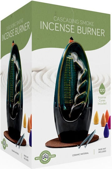 Source – Cascading Smoke Incense Burner – Dekorative Keramische Duftrauchbrunnen