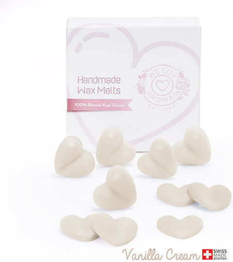 Χειροποίητα Wax Melts Vanilla Cream Απο 100% Φυτικό Κερί Σόγιας 10 Τεμαχίων