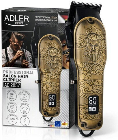 Adler Professioneller Haarschneider Schwarz AD 2857