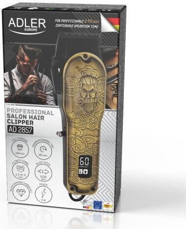 Adler Professioneller Haarschneider Schwarz AD 2857