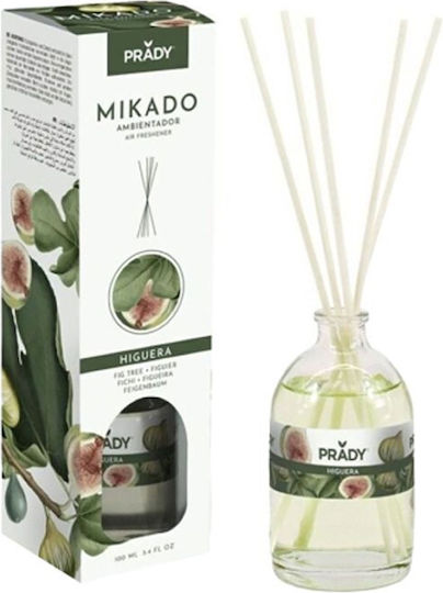 Prady Micado Парфюмиран аромат за стая с пръчици 100ml Фиг 08700