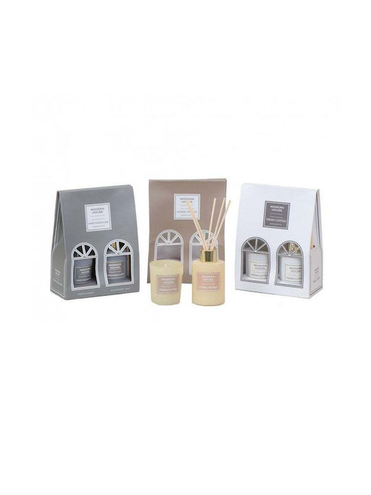 Espiel Σετ Diffuser με Άρωμα Fresh Cotton 2τμχ 60ml