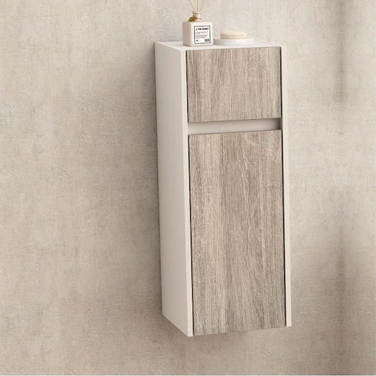 Inter Ceramic 3080-3 Στήλη Μπάνιου Τοίχου 30x30x80cm Καφέ
