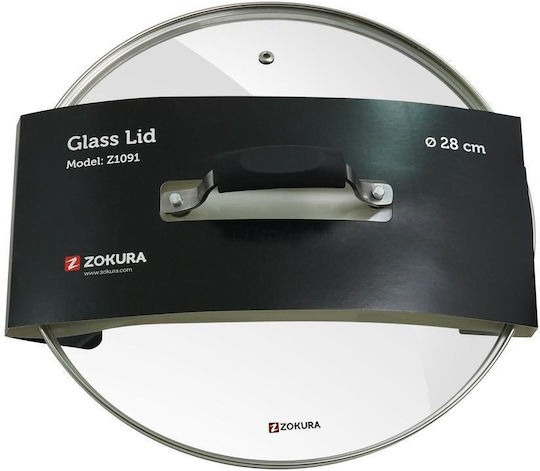Zokura Capac Pentru Oală Din Sticlă 28cm Z1091