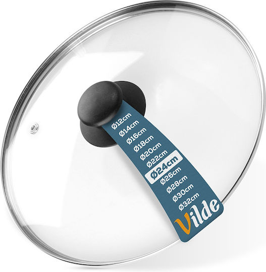 Vilde Glas-Kochgeschirrdeckel für Topf 24cm