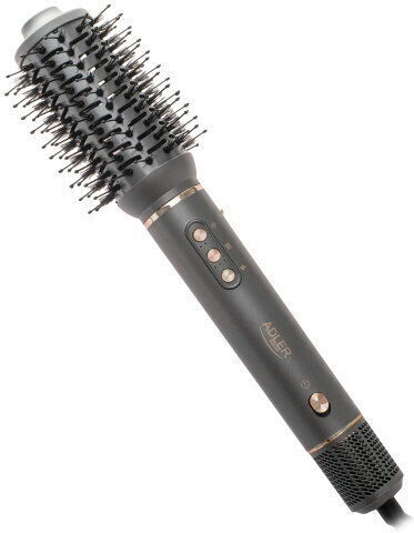 Adler Styler Electric Hair Brush with Air for Hair Straightening and Curls 1400W