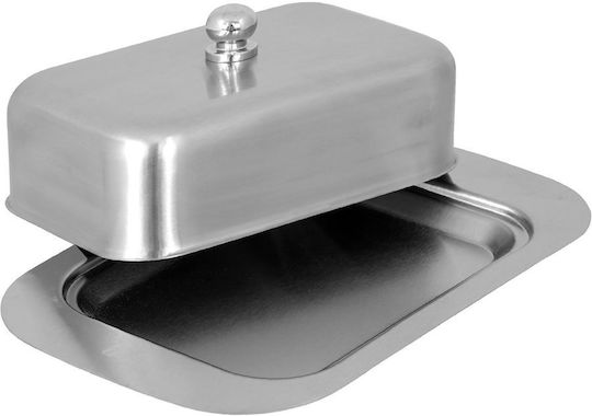 Zokura Metallic Gray Butter Dish