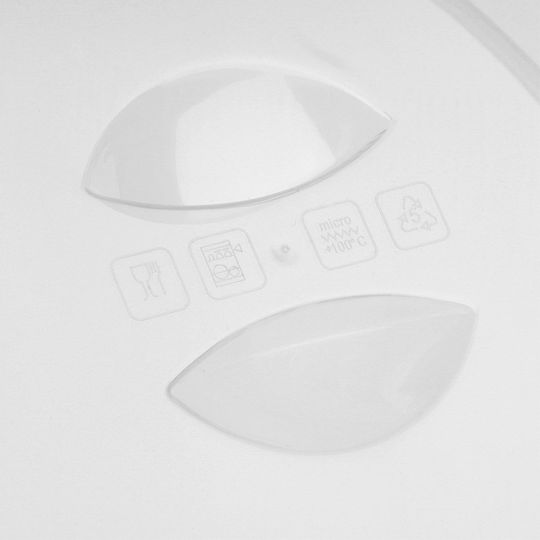 Koopman Microwave Oven Cover 24 Cm Diameter Transparent Material Pp