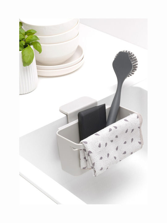 Brabantia Sponge Holder Made of Gray Plastic 17.1x12.8x17.1cm