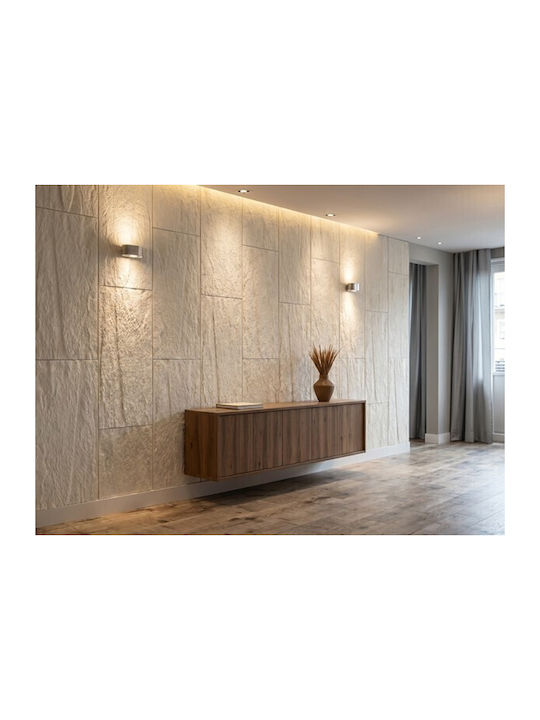 Panouri Decorative 3D De Perete Cu Adeziv Gri 60x120cm
