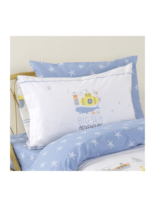 Nima Sea Kids Pillowcase Made of 100% Cotton Multicolour