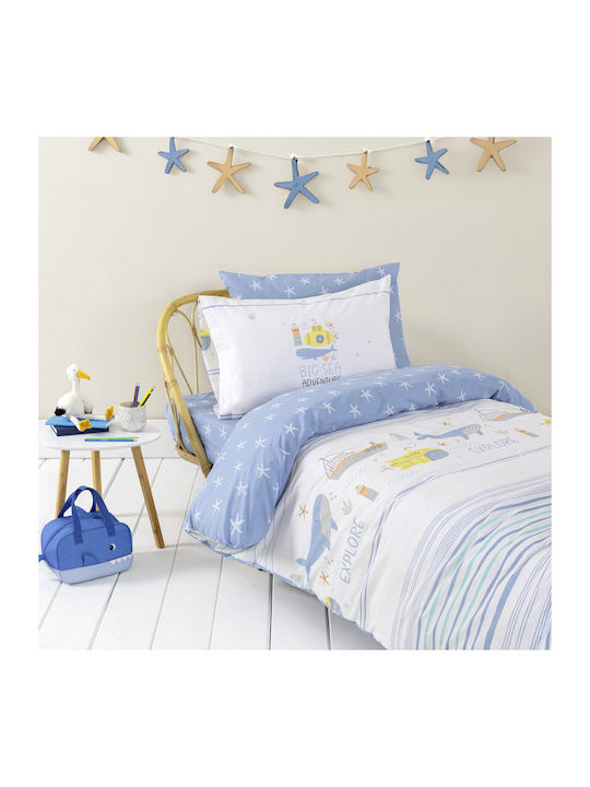 Nima Sea Kids Pillowcase Made of 100% Cotton Multicolour