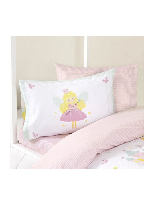 Nima Fairy Set Kids Pillowcases from 100% Cotton Multicolour