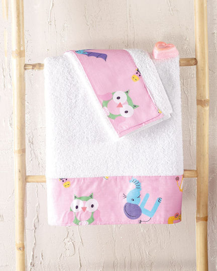 Rythmos Set Kids Pillowcases Made of 100% Cotton 50x70cm Blue