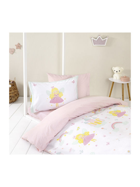Nima Fairy Set Kids Pillowcases from 100% Cotton Multicolour