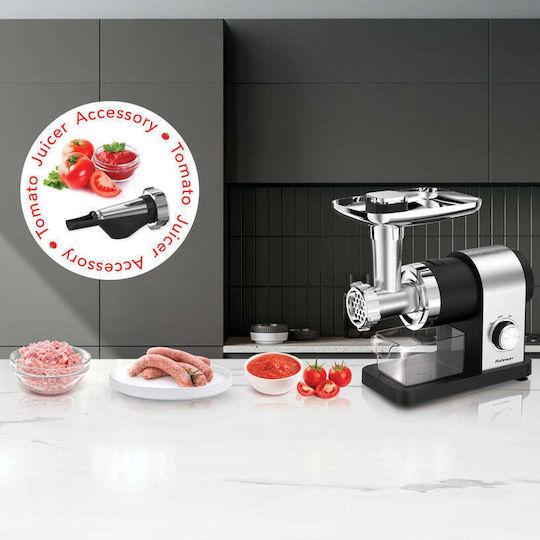 Rohnson Μηχανή Άλεσης Κιμά / Ντομάτας 2000W Ασημί