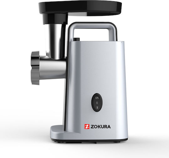 Zokura Fleischwolf Hackfleisch 800W Silber