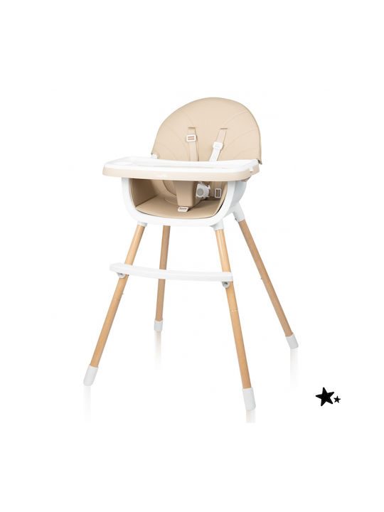 MalPlay MalPlay Baby Hochstuhl 3 in 1 Beiges